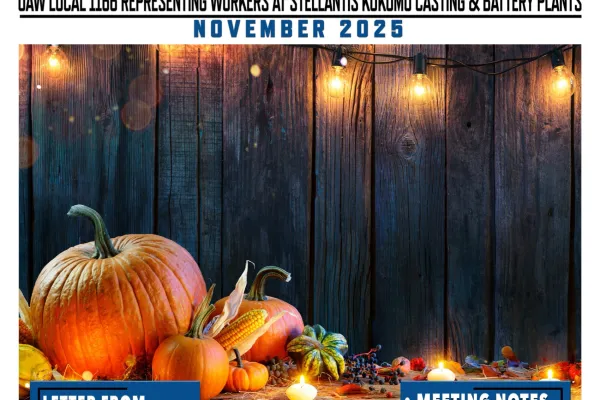 November 2025 Union Views Cover - Thanksgiving theme